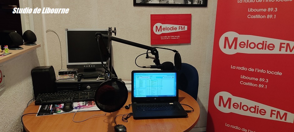 Studio Libourne Mélodie FM