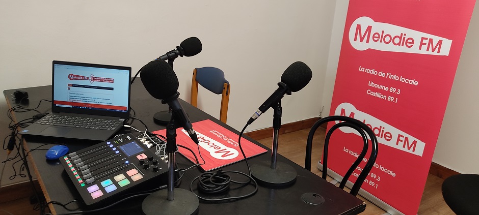 Studio de St Foy la Grande Mélodie FM